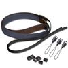 Drawhert Camera Strap, Camera Shoulder Strap, Black/Blue, Adjustable Length, Neck Strap, Shoulder Strap, Compatible with Multiple Cameras, Compatible with Multiple Cameras, Easy Installation (Blue)