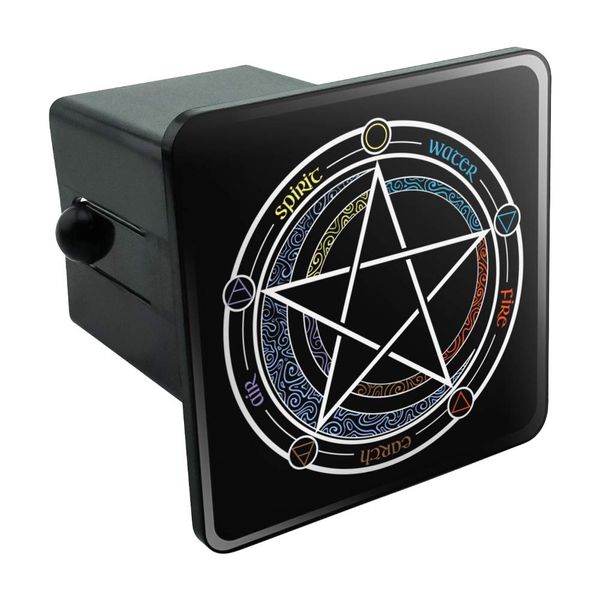 GRAPHICS & MORE Pentagram Pentacle Star Wiccan Witch Tow Trailer Hitch Cover Plug Insert
