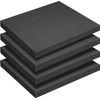 4 Pcs Polyurethane Foam Sheet, Tool Box Foam Inserts, 40 x 30 x 4CM Cuttable Inserts for Tool Box Organisation, Flight Cases, DIY & Tool Storage Systems
