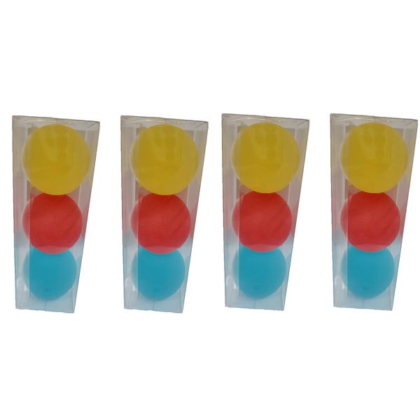 6PC Hand Therapy Exerciser Balls Squeeze Balls Kit Stress Relief Hand Training