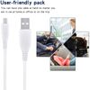 SapplySource 3.3ft White Micro USB Charger Cable Cord for Cowin E8-ANC Active Noise Cancelling Wireless Headset