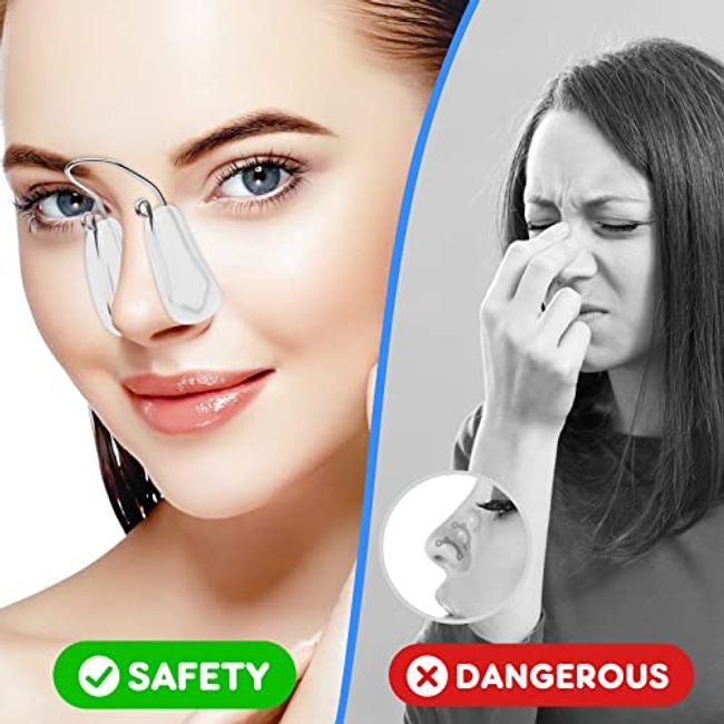 Nose Shaper Clip Nose Up Lifting Pain-free Nose Bridge Straightener  Corrector, Soft Safety Nose Slimming Device For Women Men