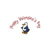 CafePress Valentine Penguin Magnets Rectangle Magnet (10 pack)