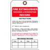 Fire Extinguisher Tag, 7 x 4 In, PK25