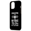 iPhone 15 Plus Podcasting Voice Story My Platform Microphone Smartphone Case