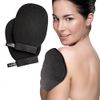 Deep Exfoliating Mitt for Body Scrub. 2 Pack Plant-Based Fiber Exfoliating Gloves - Great for Dead Skin Removal, Keratosis Pilaris, Strawberry Skin and Self Tanning