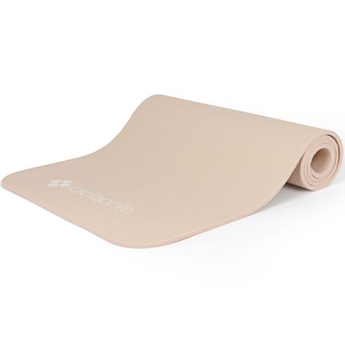 Lara Apple NBR Yoga Mat 10mm, Milky Beige