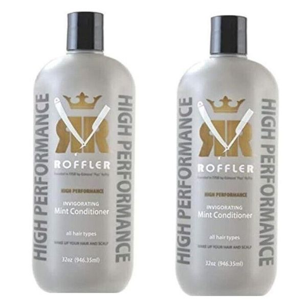New Roffler 2 Piece Set High Performance Invigorating Mint Conditioner 32oz