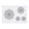 4 x 'Lineart Mandala' Temporary Tattoos (TO00073052)