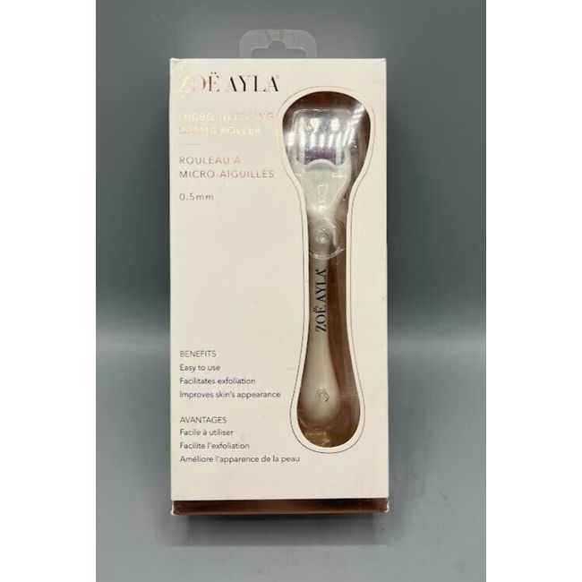 ZOE AYLA micro needling derma roller 0.5mm NIB