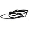 3 Plain Black Elastics Long Black Elastics Headband
