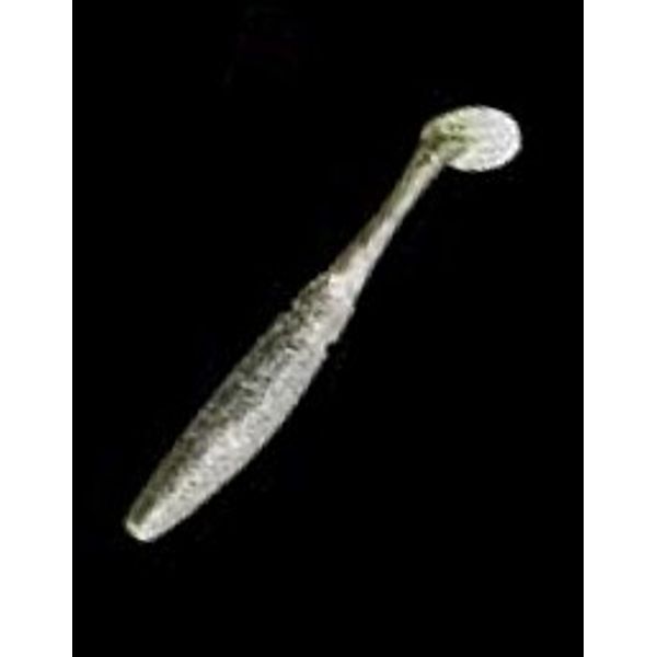 Nomura Soft Lures Rolling Shad 3.3 Inches Silver Black Gold Back