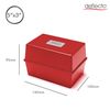 Deflecto Value Size 5 x 3 Index Card Box - Red