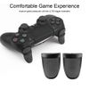 L2 R2 Trigger Extender, für Game Controller rutschfeste Controller Extender Buttons Extension Trigger Soft Touch Extended Grips(Schwarz)