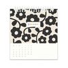 2025 Caroline Gardner Hearts & Mixed Prints Desk Calendar