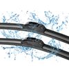 High elasticity Mute All weather windshield Wiper Blades Size 26"&17" U/J-HOOK