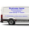 Personalised Van Decals Waterproof Self Adhesive Vinyl Window Cleaning Vehicle Graphics
