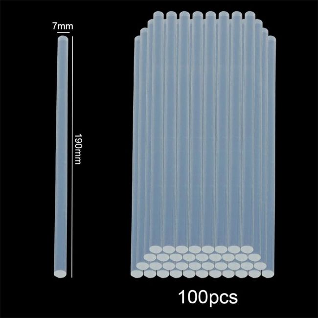 100PC Mini Hot Glue Sticks Clear Adhesive Glue Sticks for DIY Craft Quick  Repair