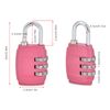 3PCS Luggage Locks Combination 3 Digit Combination Padlock Security Padlocks Resettable Code Locks Suitcase Combination Locks Waterproof Coded Padlock Small Digit Locker Padlock for Gym Locker Zip