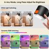 LED Wall Mounted Light,Bedside Lamps with Bluetooth Speaker 3000mAh Rechargeable
