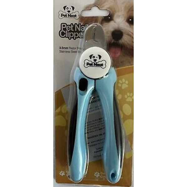 Pet Neat Nail Clippers Dog Cat Trimmer Cutter Safety Guard & Nail File 3.5mm