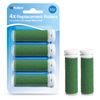 4 x Extreme Coarse Green Replacement Rollers Compatible with Emjoi Micro Pedi