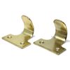 2 x fiXte Sash Lift Window Catch Push Pull Slide Electroplated Satin Brass Finish
