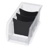 Akro-Mils 41230 Crosswise Width Plastic Divider for 30230 AkroBin Storage Bins, Black, (6-Pack)
