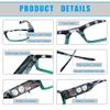 DuanMei Reading Glasses with Light Bright LED Readers Lighted Magnifier Nighttime Reader