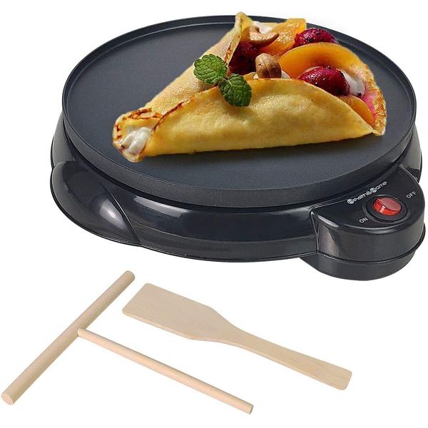 Electric Crepe Maker 10"crepe Pancrepe Griddle Nonstick Pancake Maker Easy Clean