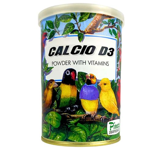 Calcio-D3 (250g) Powder Luxury with Vitamin and Mineral, Parrot Vitamin, Bird Food, Pigeon Supply, Vitamin d3, Parakeet Supplies, Birds Vitamins, Canary Seed, Vitamins for Poultry.