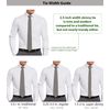 ZENXUS Solid Skinny Ties for Men, 2.5 inch Slim Terra Cotta Necktie