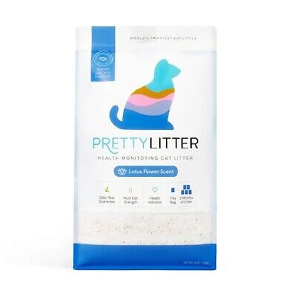 Natural Health Monitoring Cat Litter Odor Control Big 8lb Bag 2 Month Supply NEW