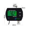 2-in-1 Combo pH & Temperature Meter Water Quality Tester Replaceable BNC pH E...