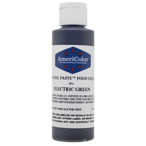 Americolor Soft Gel Paste 4.5 oz. - Electric Green