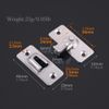 WANLIAN 90 Degree Door Clasp Lock Shift Door Lock Button Push Pull Button Latch Special Door Lock Button