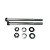 MINI MOTO Engine Mounting Bolt Chrome Plated Aluminum NO111.414 Frame