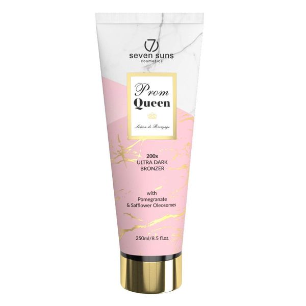 7 Suns Cosmetics Queen Ultra Dark Bronzer Golden Edition, Cream, Dark Gold, Intense Hydration and Nutrient Supply, Soothing and Soft Effect, with Antibacterial Properties