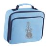 Flox Creative Blue Lunch Cooler Bag Guitar Skull Illustration