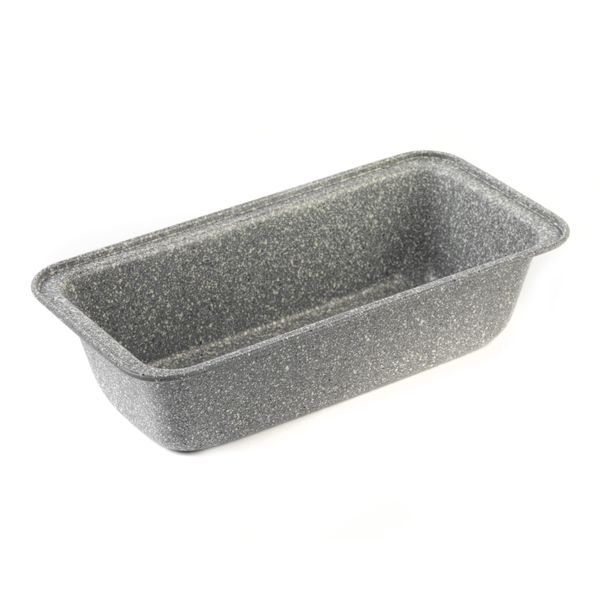 Salter BW02776G Marblestone Loaf Pan - 27cm Bread Baking Pan, Non-Stick, Durable Carbon Steel, Oven Safe Up to 220°C/Gas Mark 7, Malt Loaf, Cakes, Loaves, Banana Bread, Easy Clean, 27 x 14 x 7cm