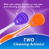 BrightWorks Tongue Cleaner - Dual Action Cleaning - Helps Freshen Breath - 3-Pack