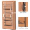 Over The Door Pantry Organizer,Adjustable 6 Baskets Closet Rack Hangin