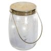 TBS Christmas decorated Glass Jar with LED Lights