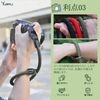 Yullmu Camera Strap Camera Neck Strap Climbing Rope Anchor Links with Triangle Ring 3 Layer SLR Camera Red