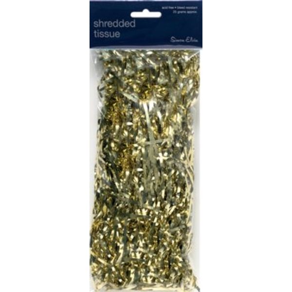 Decorative Shredded Paper - Metallic Gold
