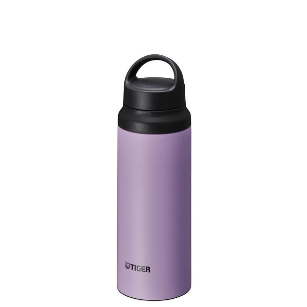 Tiger MCZ-S060VZ Lightweight Stainless Steel Water Bottle with Handle, Mountain Climbing, Autumn Leaves, 20.3 fl oz (600ml), Lilac Purple