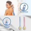 zxbaers 2PCS Shower Brush with Long Handle, Soft Non-Slip Bath Brushes, Back Scrubber for Shower,Suitable for Men and Women