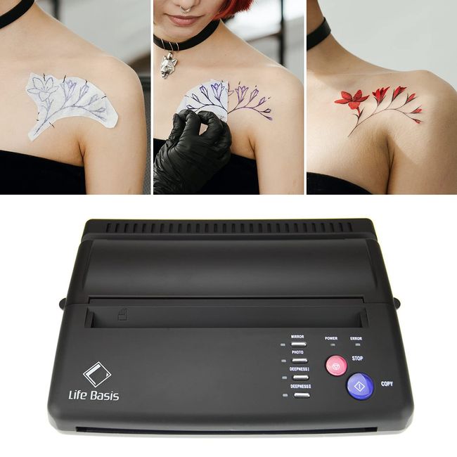 Tattoo Stencil Transfer Machine Black Thermal Copier Maker For