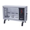 1500W Compact Radiant Electric Space Heater Fan Forced 2 Setting Utility Warmer