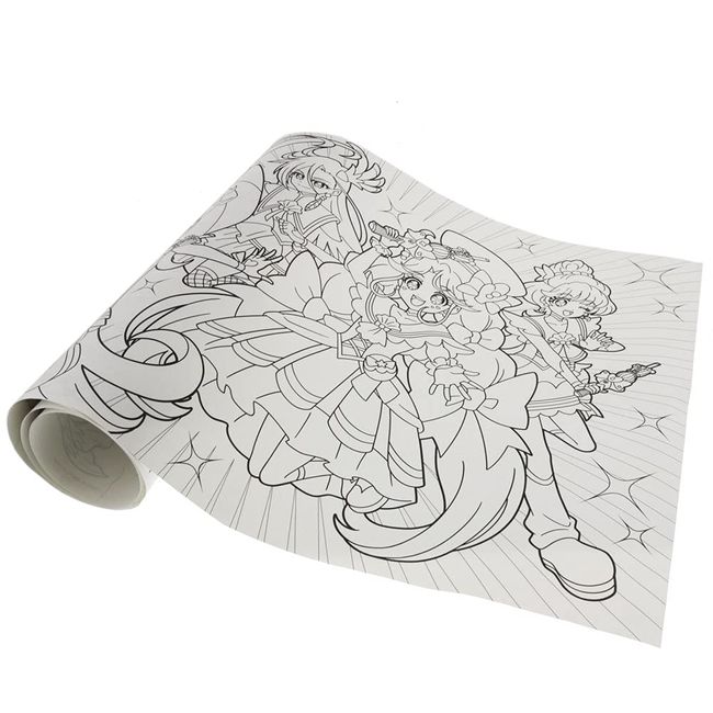 Sunstar Stationery Petato! Roll Coloring, Tropical ~Ju! Pretty Cure 8124320A